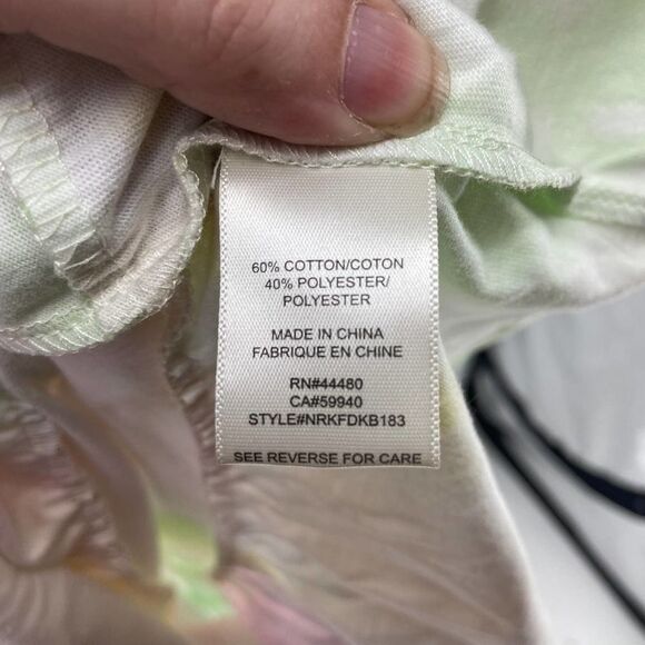 Love, Fire Womens XL NWT pastel tiedye pink white sleeveless babydoll tunic top - Picture 3 of 5